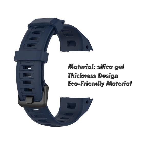 Uhrenarmband Bequemes Smart-Armband-Armband Weiches Silikon-Ersatzarmband für Garmin Instinct