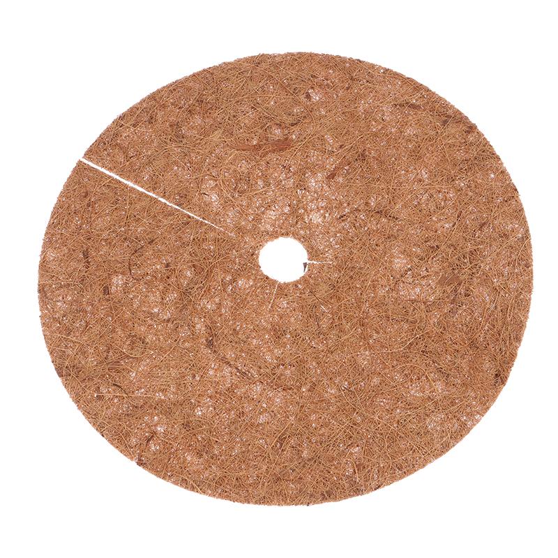 1Pc Natural Coconut Fiber Tree Mulch Mat Cover Protector 20/30/35/40Cm Flower Pot Disc Pad Weed Control Warm Moisture Cushion