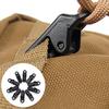 10 X Awning Clamp Tarp Clips Snap Hangers Tent Camping Survival Tighten Tool