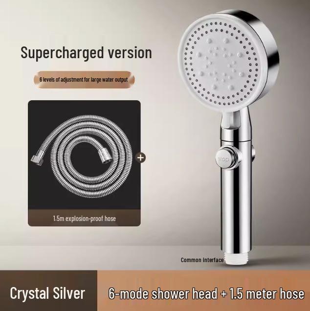 Pressurized Rainfall Shower Head & Bath Faucet Set