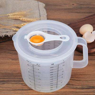 Splash Proof Baking With Lid Handle Milk Measuring Cup Egg Beating Cup Mixing Bowl Baking Tool