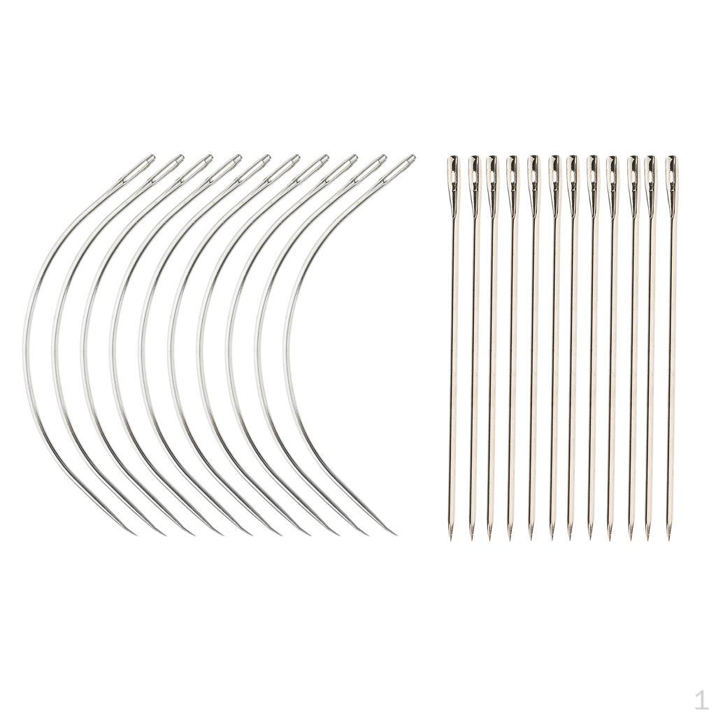 

24Piece Shape Hair Bun extension Supplies Weaving Weft Pulling Hook