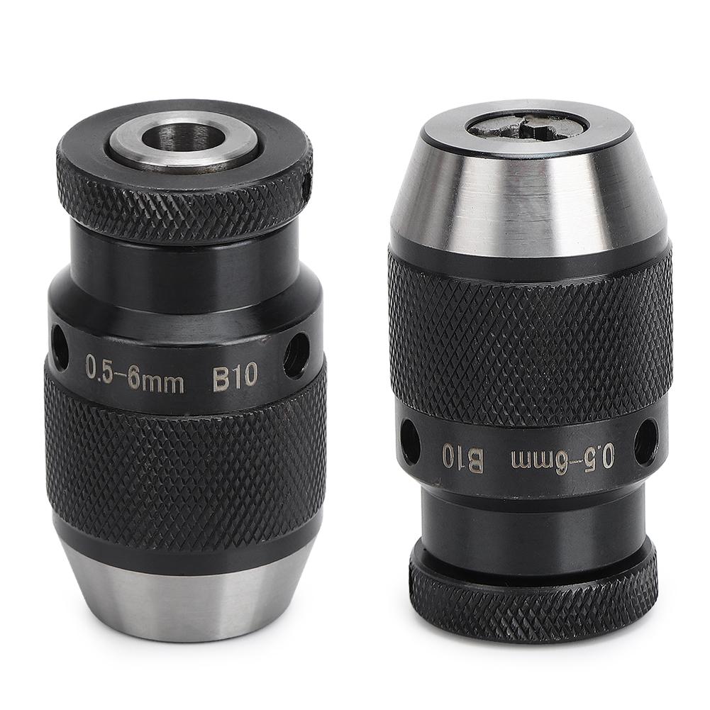 

B10 Automatic Locking Drill Chuck Milling Machine Self Tighten Drill Chuck 0.5‑6mm