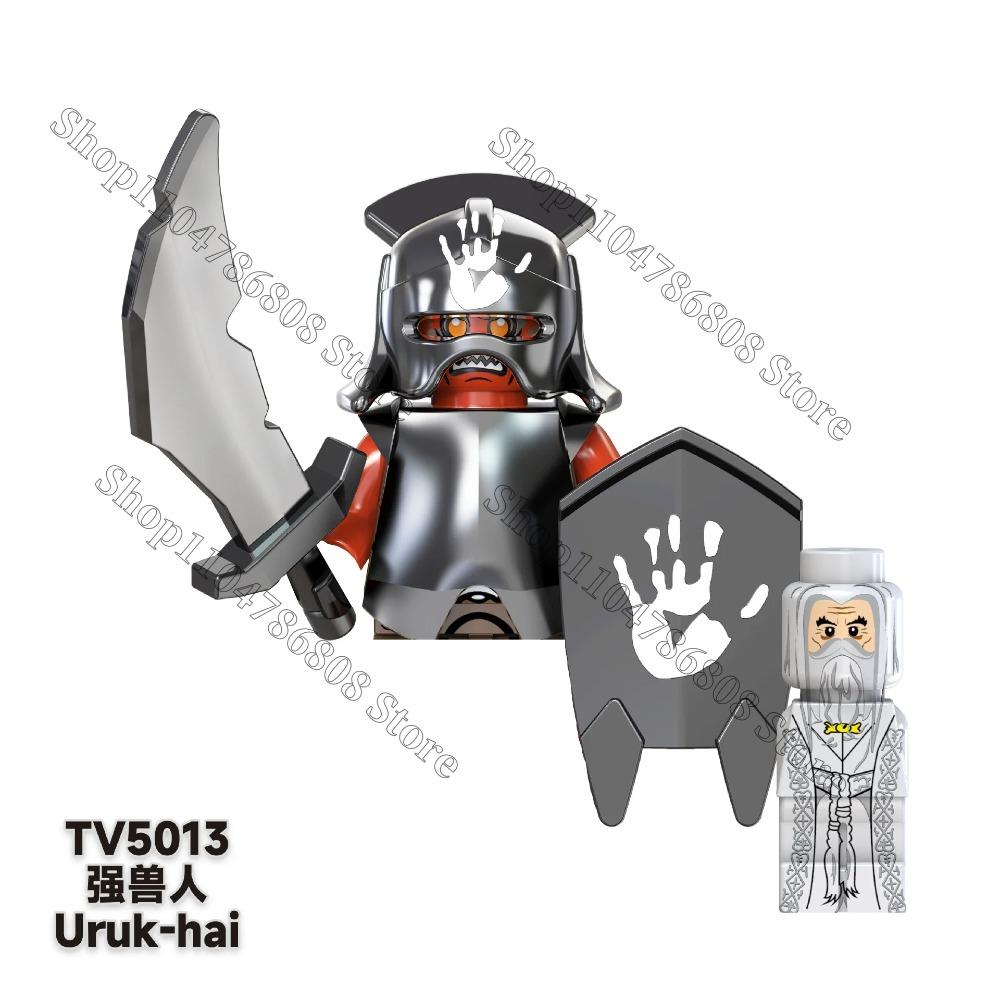 Lord of the Rings film anime figurine Uruk-hai Boromir ORCI blocuri de construcție model cadou pentru copii jucării din cărămizi