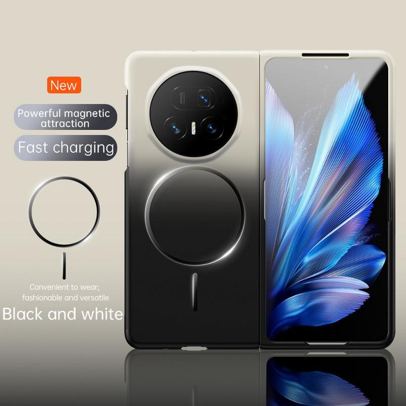 Delicate and Skin-friendly Gradient Strong Magnetic Case For Honor Magic V5 Magic V3 V2 Magic Vs 3 Vs2 Camera Protect Cover