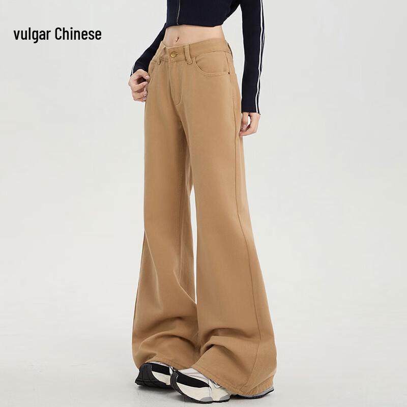 

Женские джинсы американского ретро свободного кроя с широкими штанинами L