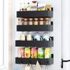2Pcs Magnetic Spice Rack for Refrigerator, Multipurpose Magnetic Shelf for Fridge for Kitchen and Bathroom Organization