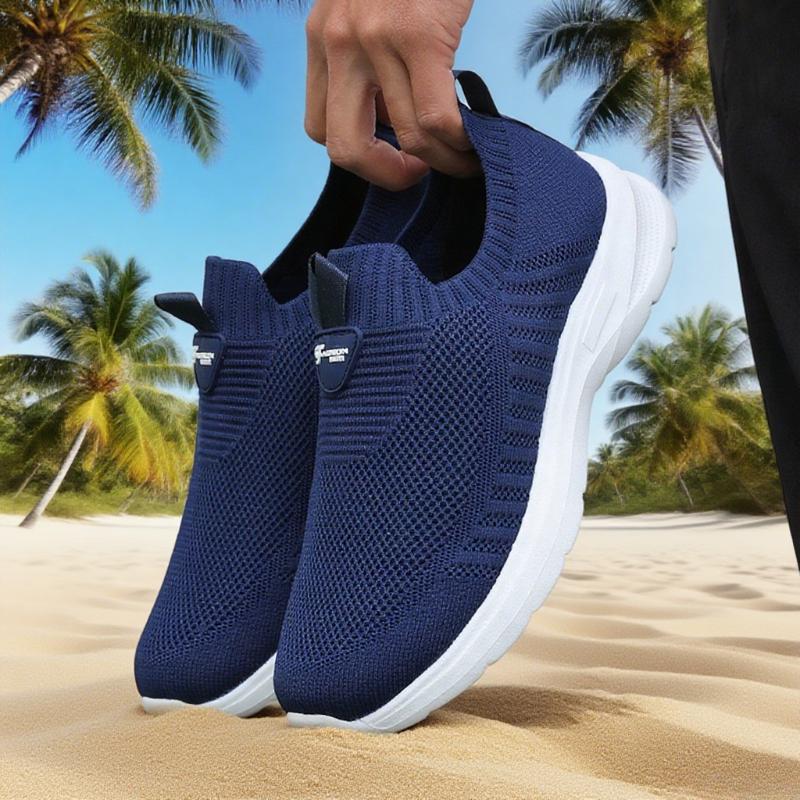 Lightweight Outdoor Male Walking Shoe Breathable Men Casual Shoe Men's Sneakers Slip on Flats Vulcanized Shoes  Sneakers Men