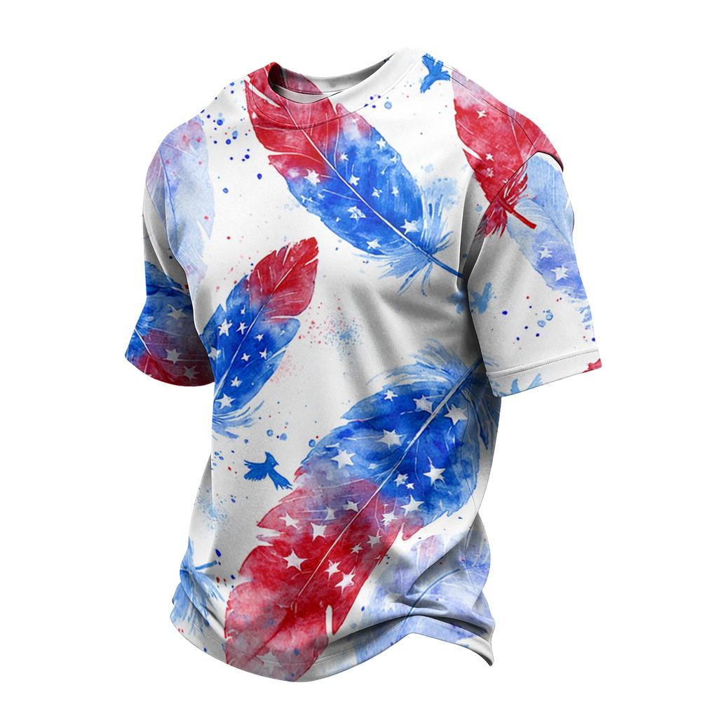 Men’s Lightweight Quick Dry Crew Neck Mesh Short Sleeve Top with Letter Print Casual Breathable Athletic Shirt for Everyday Wear
