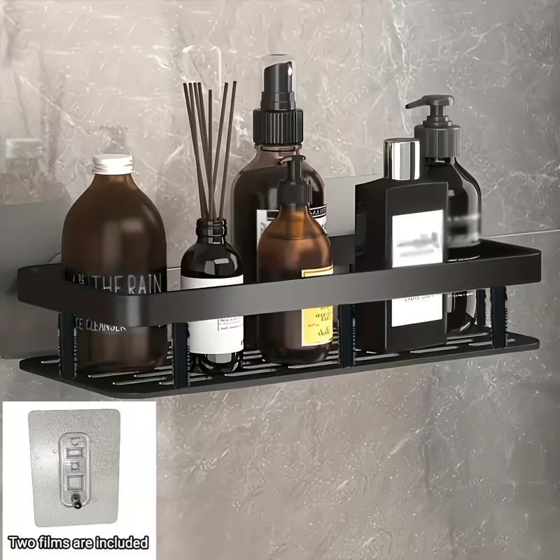 Bathroom Storage Rack Stainless Steel Anti Rust Storage Shower Rack Suction Cup Storage Rack Household Storage Appliances