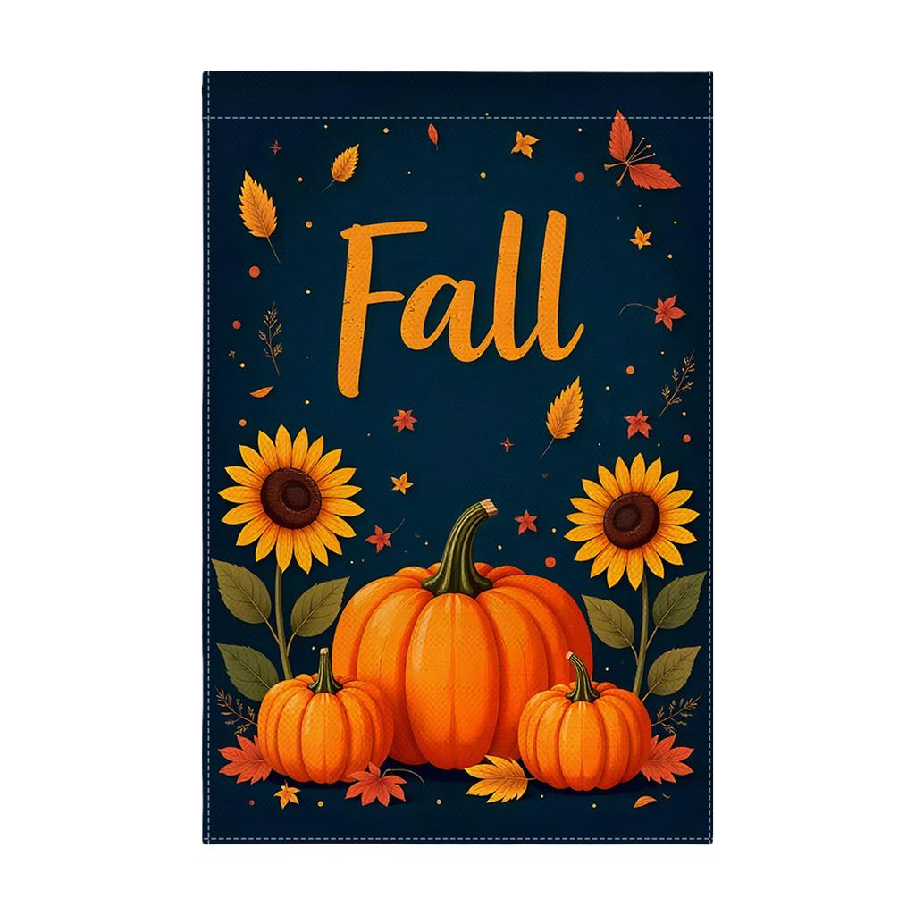 Durable Thanksgiving Fall Garden Flag Outdoor Yard Decoration Thanksgiving Banners for Autumn Party Home Decor