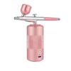 Top Facial Airbrush Spray Gun Oxygen Injector Hydrate Cleanse Mini Air Compressor Kit Nano Mist Sprayer For Makeup Cake Nail Art