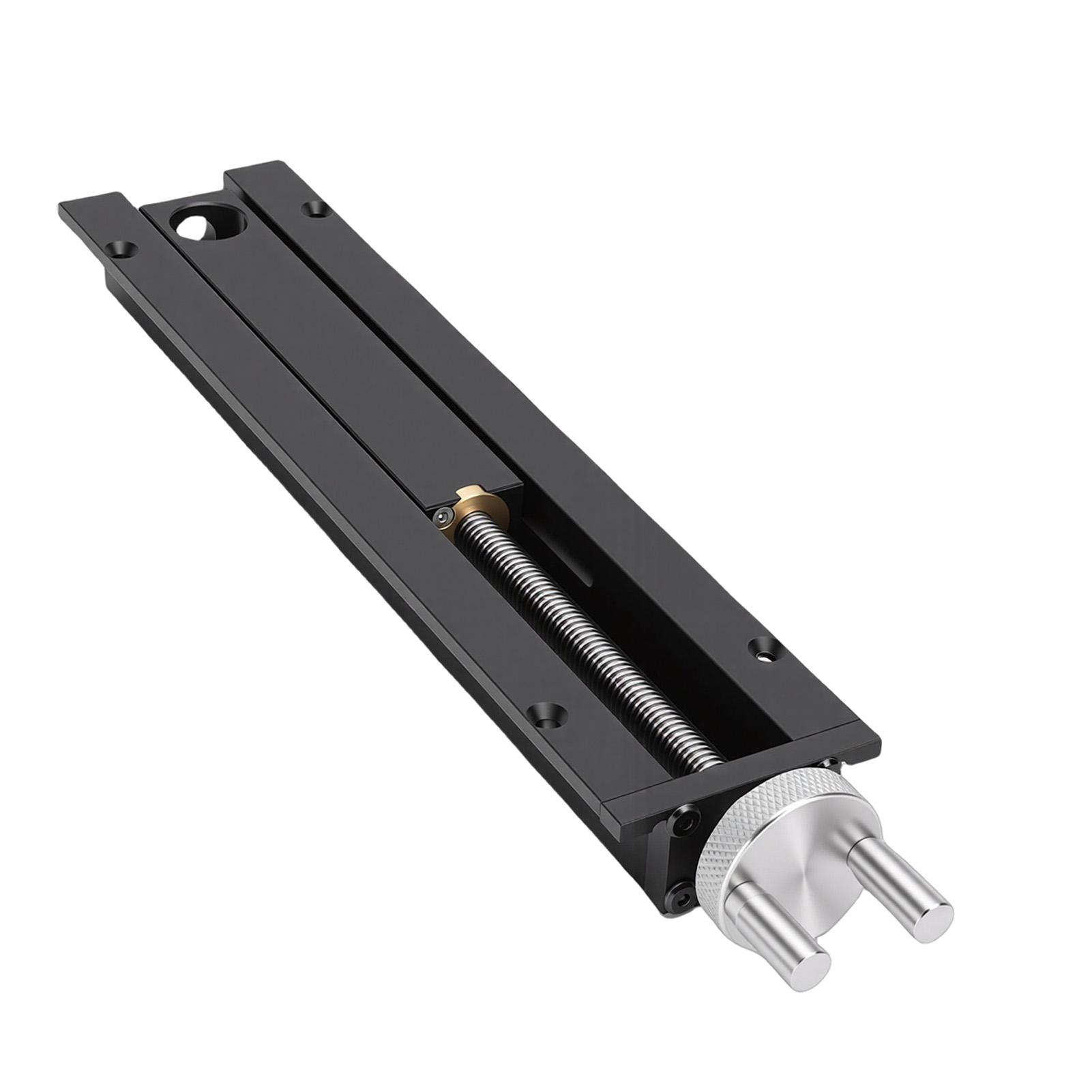 

Workbench Tail Vise 0 110mm Stroke Woodworking Table End Vise Inertial Fixture with 2 Tenon Stopper