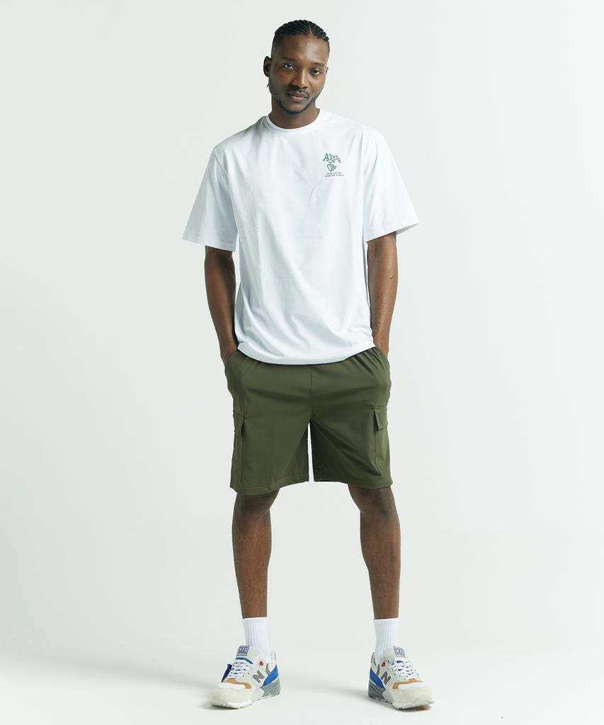 AINIFFON Aio Graphic Semi Short Sleeve White