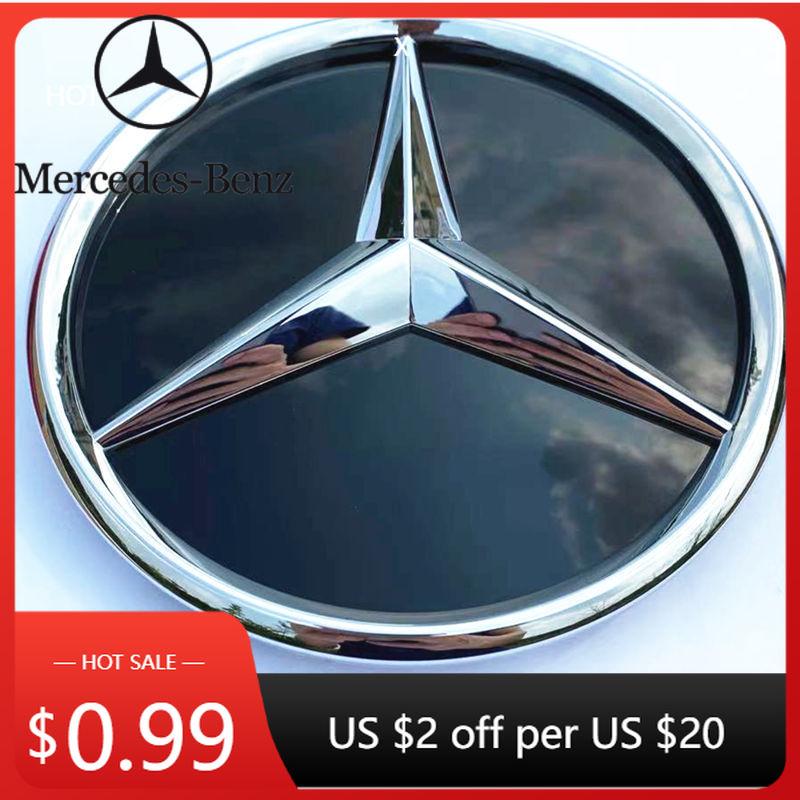 Hot Car Sticker 18.5cm Grille Badge Front Convex Star Emblem For Mercedes Benz CLA Class CLA C117 2013-2019 CLA C118 2019-2020