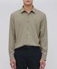 Relaxed Fit Silky Shirt [Dusty Beige]