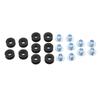 10 Sets Motorcycle Grommets Bolt Kit Rubber Metal Fairings Accessories Replacement for Suzuki