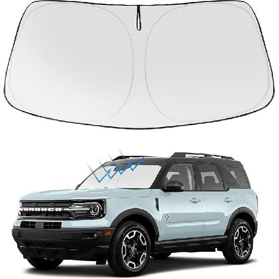 Proadsy 2025 Upgrade Front Windshield Sun Shade Foldable RAV4 Sunshade Protector Fit -2025 RAV-4 SUV Crossover, TRD Off-Road, LE XLE Premium Limited