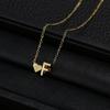 Trendy Heart-Shaped Alphabet Pendant Necklace
