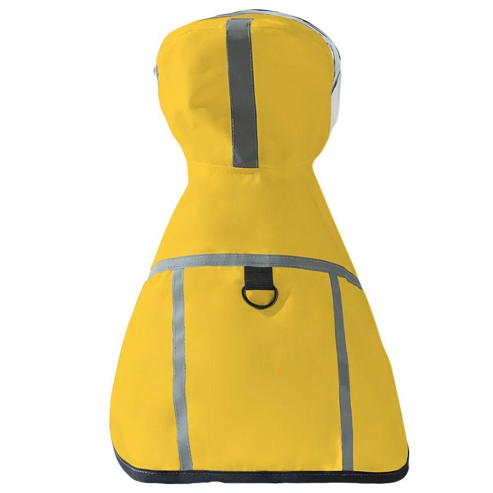 Adjustable Design Pet Raincoat Windproof Dog Rain Cloak Multi-size Dog Rain Poncho  Rainy Day Out