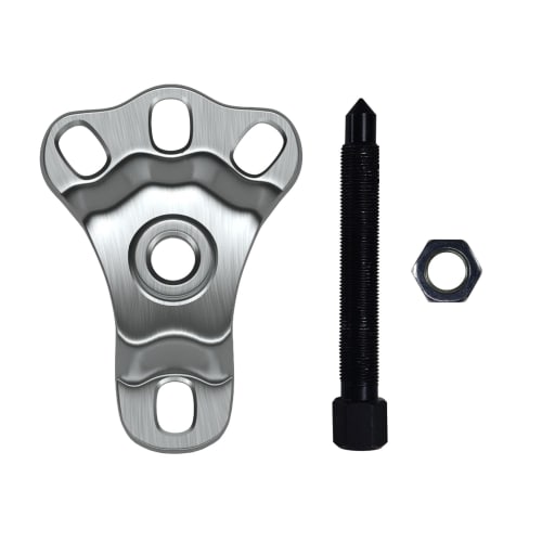 HFS (R) Front Hub Puller, 4-Hole and 5-Hole, for Bearing Replacement, Drum Removal, and Maintenance, High-Hardness Puller Tool