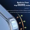 AI Button Transparent MagneticCase for Apple IPhone 16 Pro, Slim Shockproof Sweat-Resistant Fashion Simple Soft, Transparent