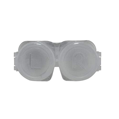 Visions India Travel Contact Lens Case Kit With 6 Lens Case, Solution Bottle, Lens Plucker And Lens Holder Stick (White Colours)