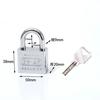 4Pcs Same Key Open All Full Copper Cylinder  Padlock Household  Waterproof Rust Anti-Theft Anti-Mite Dormitory Door Lock