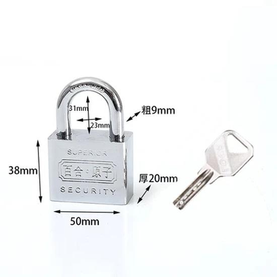 4Pcs Same Key Open All Full Copper Cylinder Padlock Household Waterproof Rust Anti-Theft Anti-Mite Dormitory Door Lock