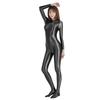 Diving Suit for Also Nylon Swimwear with Legs [AMORESY] Shiny, Full-body Skin-on Competitions. Available (dark Gray, XL)