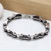Design Personality Punk Stainless Steel Bracelet For Men's Motorcycle Bike Bicycle Chain Men Jewlery Bangle Friendship Gift