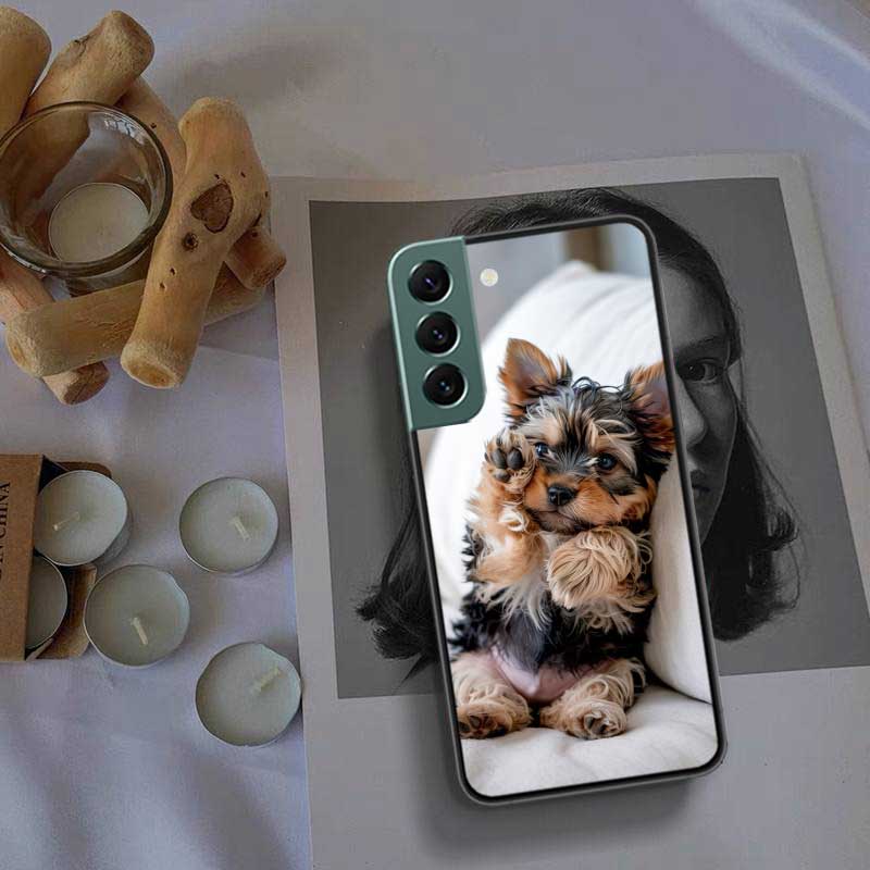 Yorkshire Terrier Dog Phone Case For Samsung Galaxy S22 S25 Ultra S21 S10 Plus S26 Edge S20 S23 S24 FE Cover Silicone Soft T