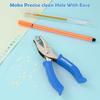 Single Hole Puncher With Soft Grip Handle For Crafting And Scrapbooking 1 4 Inch Precision Paper Hole Punch With Builtin Paper