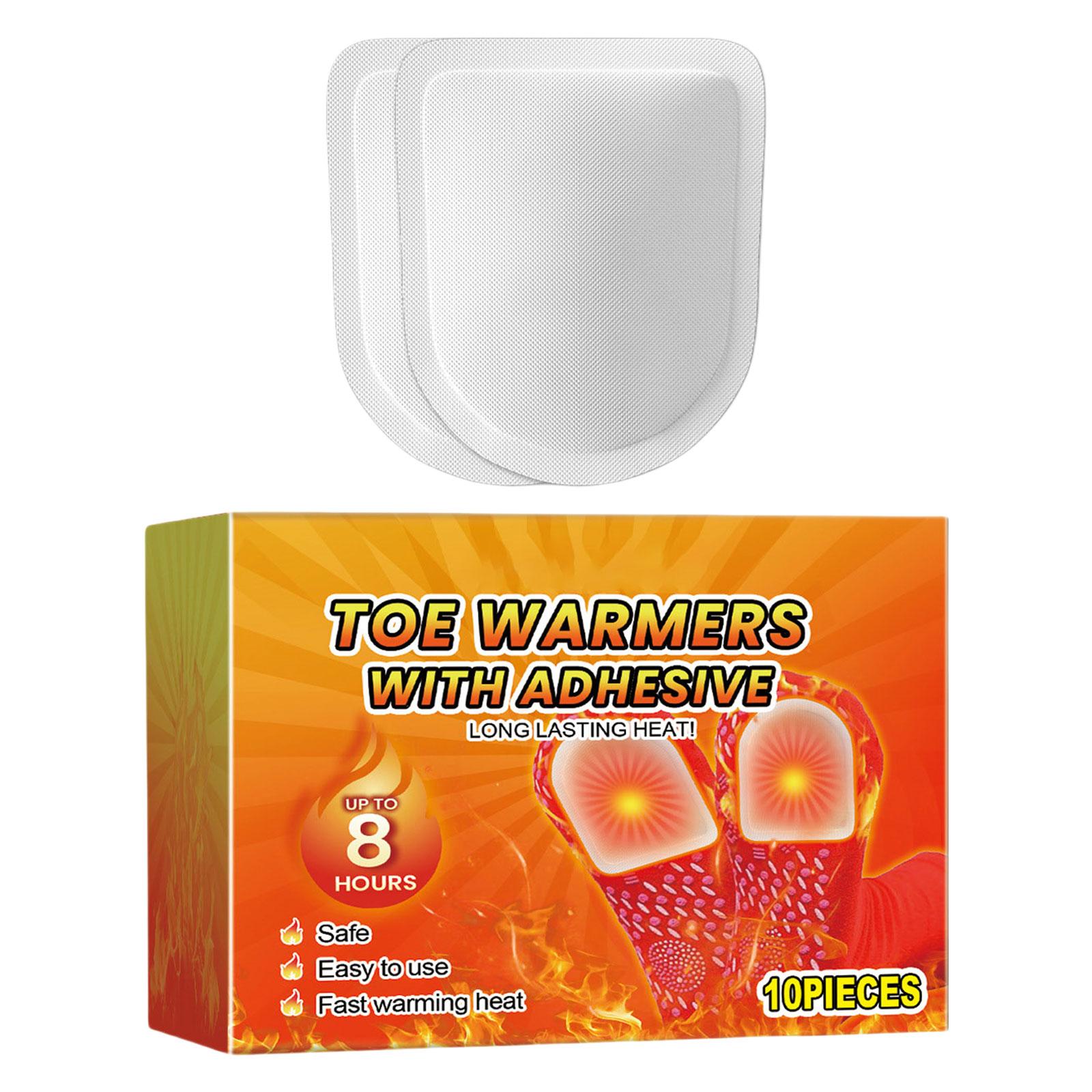 

Грелки для пальцев ног Грелки для пальцев ног Тепловые накладки До 8 часов тепла Подходят для любого размера обуви Грелки для ног