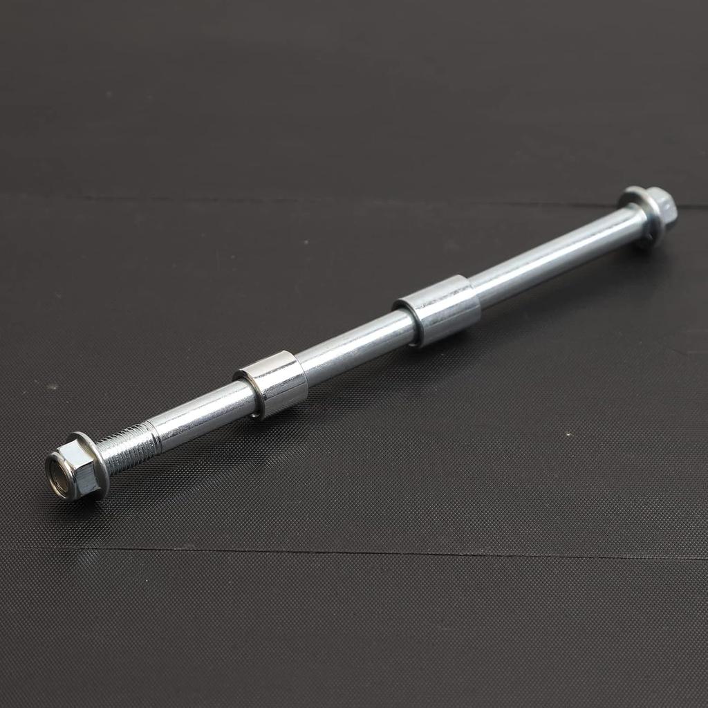 Minho 10mm 190mm Front Rear Axle with Bushing 6mm 15mm 20mm Fit for Motorcycle Pit Dirt Bike Moped Scooter QUAD ATV Mini Bike Parts