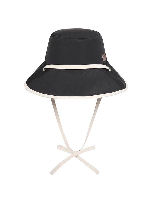 BBC EARTH Color Block Wide-Bridal Bucket Hat_Black