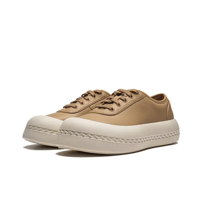 Li-Ning 1990 Comfortable Versatile Shock Absorbing Durable Low-Top Sneakers Women Sneakers Deer-Brown ALHU006-3