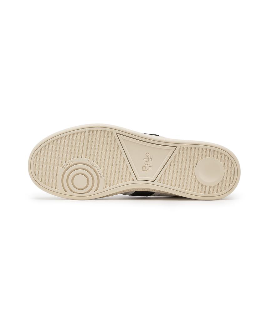 Polo Ralph Lauren Heritage Aera Leather Suede Sneakers - White