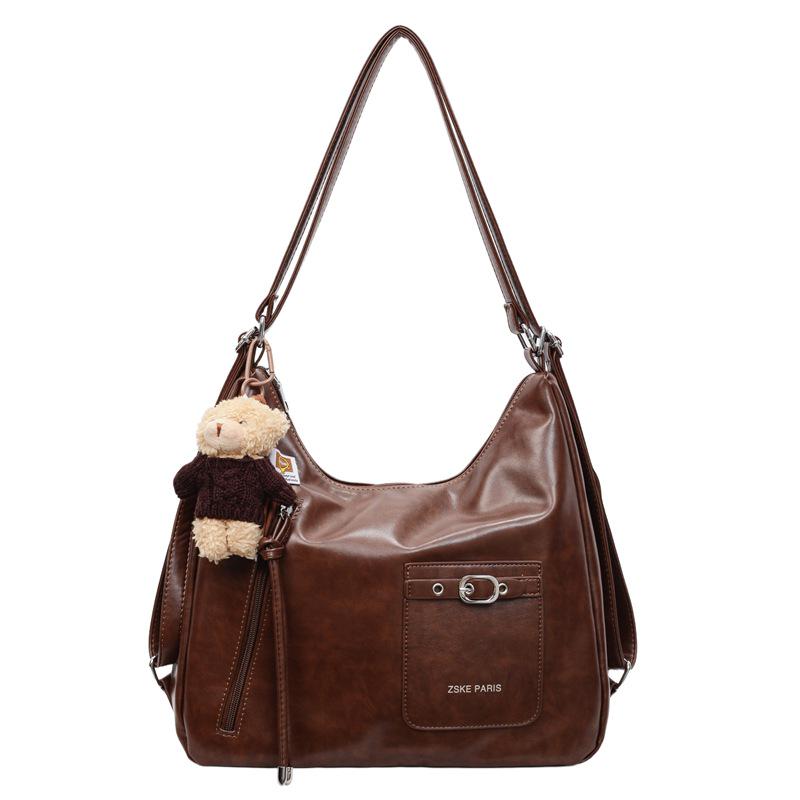Women's Large Capacity Versatile Tote & Shoulder Bag for Casual Outdoor Commuting