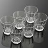 Octagonal Tempered Glass Drinking Glasses