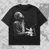 Marvin Gaye Soulmusik-Legende Retro R&B-Sänger Übergroß Unisex Streetwear Trendiges Baumwoll Y2k Kurzarm T-Shirt mit Grafikdruck Rundhals