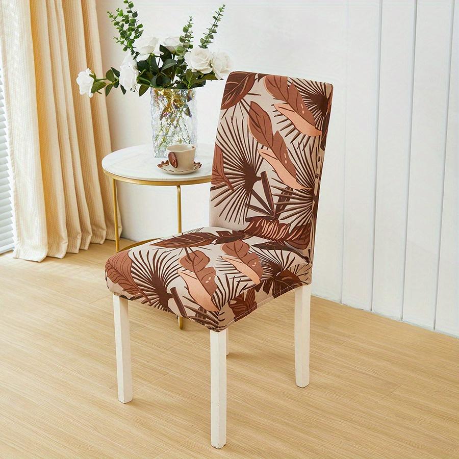 

1Pc new printed elastic chair cover, dirty and non-slip elastic chair cover, living room and dining room seat cover