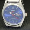 AUTOMATIC VINTAGE REFURBISHED SEIKO 5 JAPAN 6309A MENS BLUE DIAL WATCH a441326-4