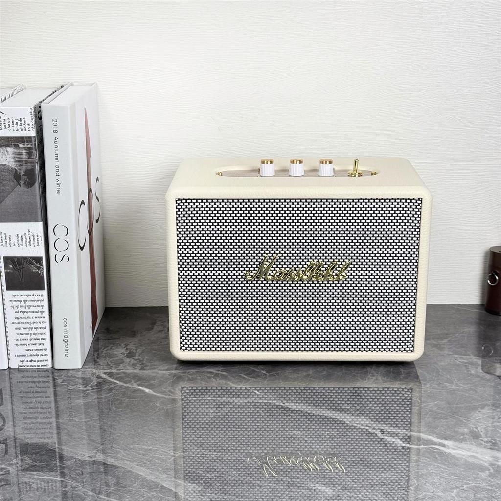 Marshall Speaker Model Audio Figurine: Wood and Leather Prop (Non-functional)