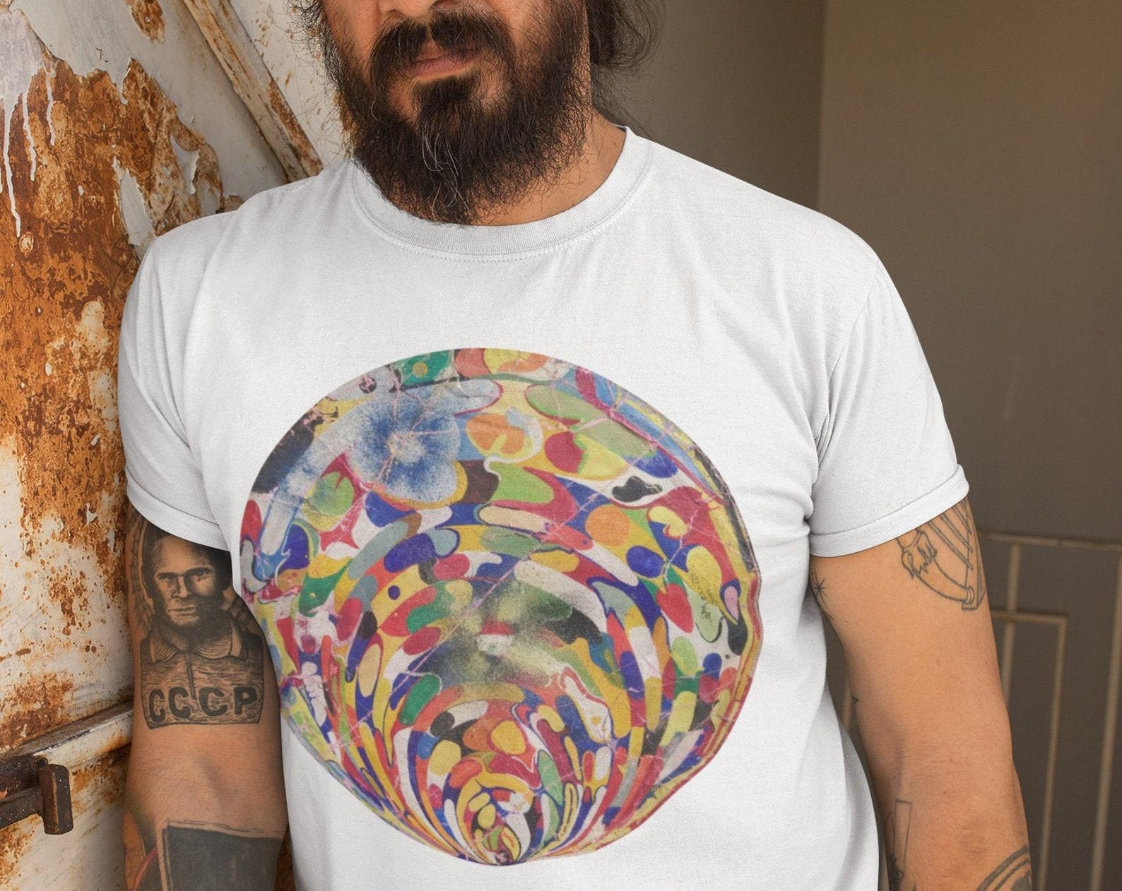 The 1970 T-man.Surf Tee.Trippy Surf Art T-shirt.Original Surf Art Tshirt.Unisex Surf Tee.Surf Tshirt.Glasgow Artist Tshirt.Original Art S