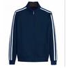 Thin Sports Jacket Men's Loose and Durable Long-sleeved Student Running Group Suit Three-bar Cardigan Sweater