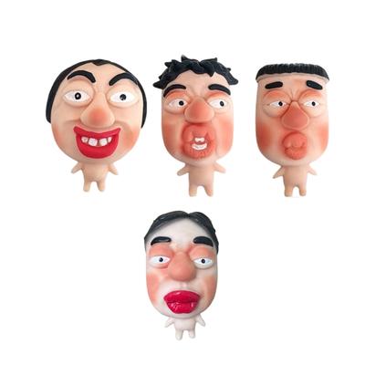 Silicone Squeeze Mask Character Toy for Adult Stress Relief Safe Pimple Popping Toy for Party Gathering Entertainment