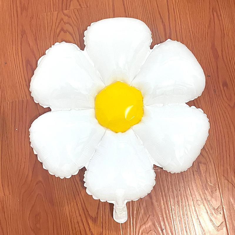 Egg Flower Six Petal Flower Children's Birthday Party Anniversary Decoration Display Balloon