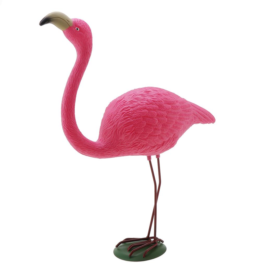 21.5 X 30cm Rose Red Look Up/Down Plastic Flamingo Yard Garden Lawn Decor Flamingo Yard Garden Lawn Ornaments Decor