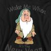 Snow White Childrens/Kids Wake Me When It's The New Year Sleepy Heather Tagless Hoodie